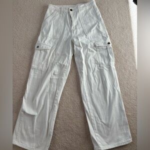 Zara White Cargo Pant